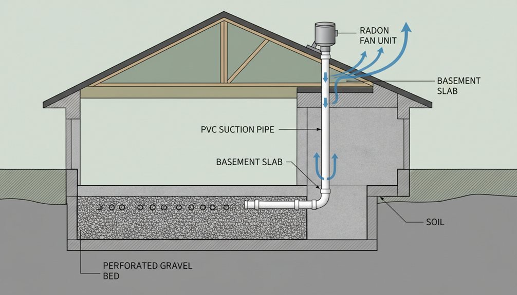 active sub slab depressurization system