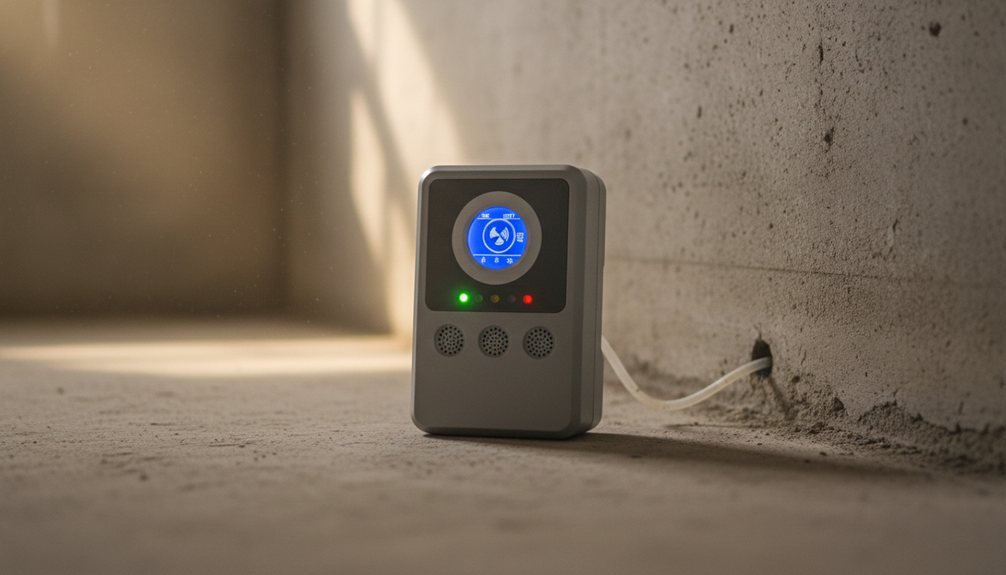 technician places continuous monitor