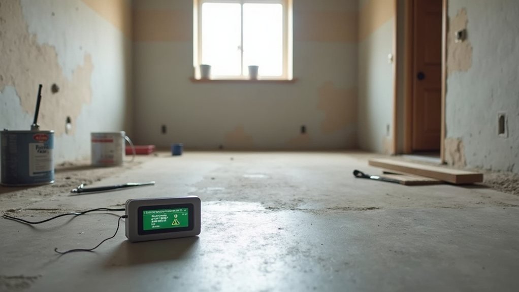 test for radon after renovations